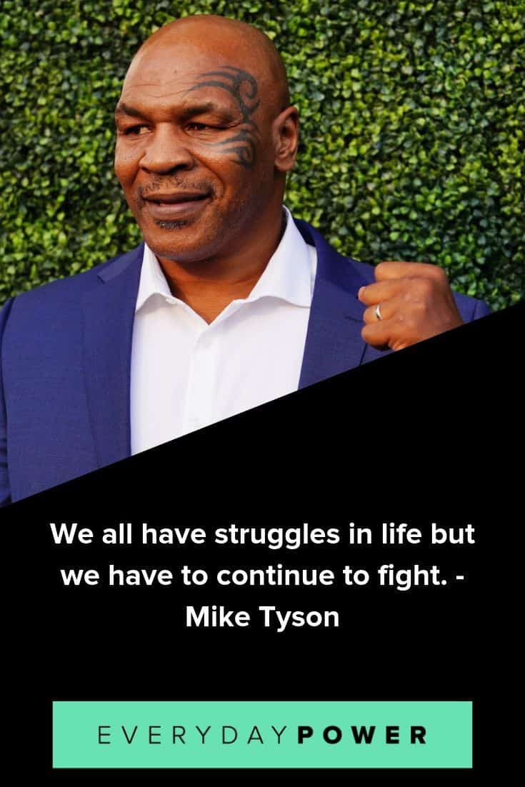 Mike Tyson quotes on winning and confidence