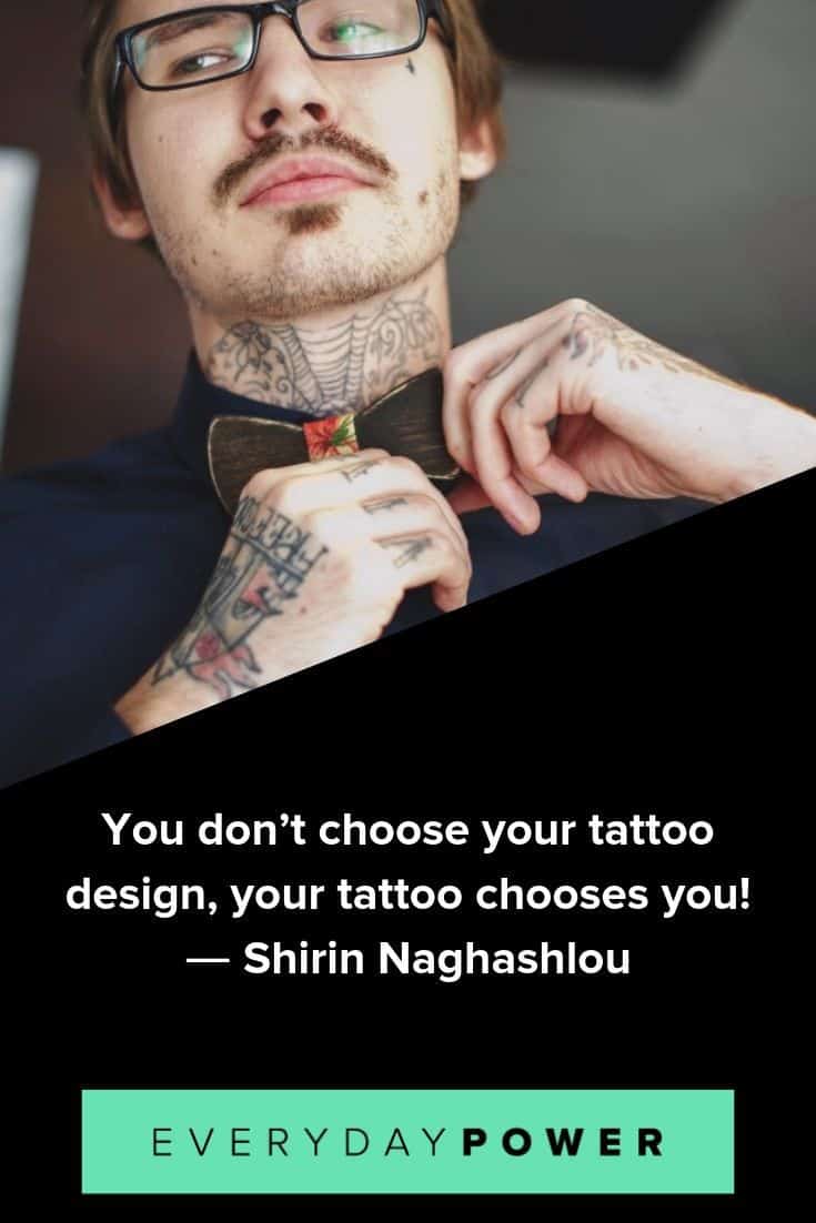 Tattoo quotes to honor self expression 