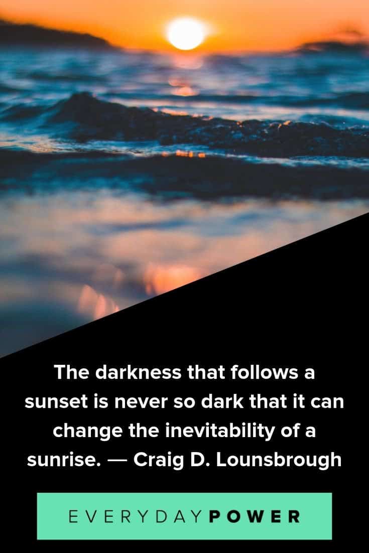 Sunset quotes celebrating nature's beauty