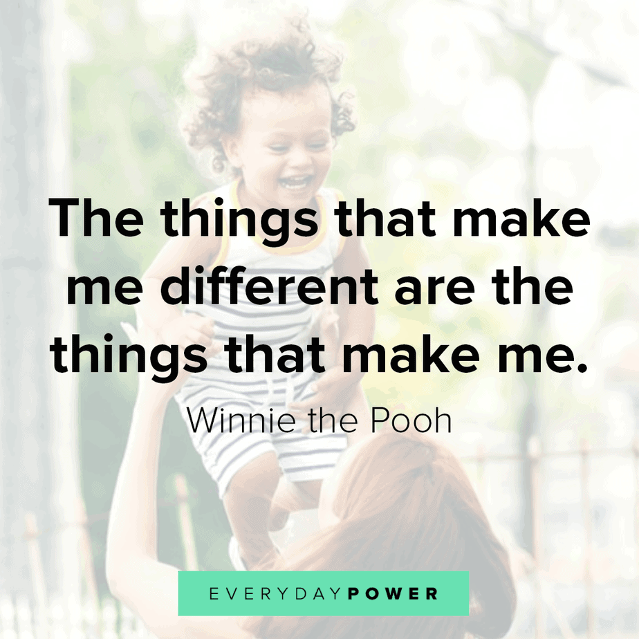 Winnie the Pooh quotes on being different