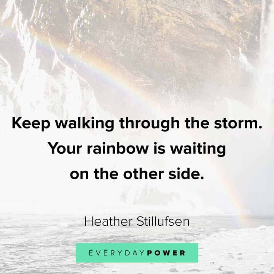 Anxiety Quotes on walking through the storm