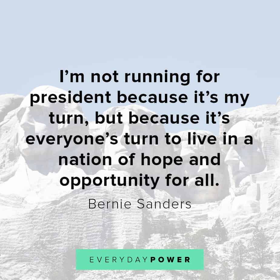 Bernie Sanders quotes on opportunity