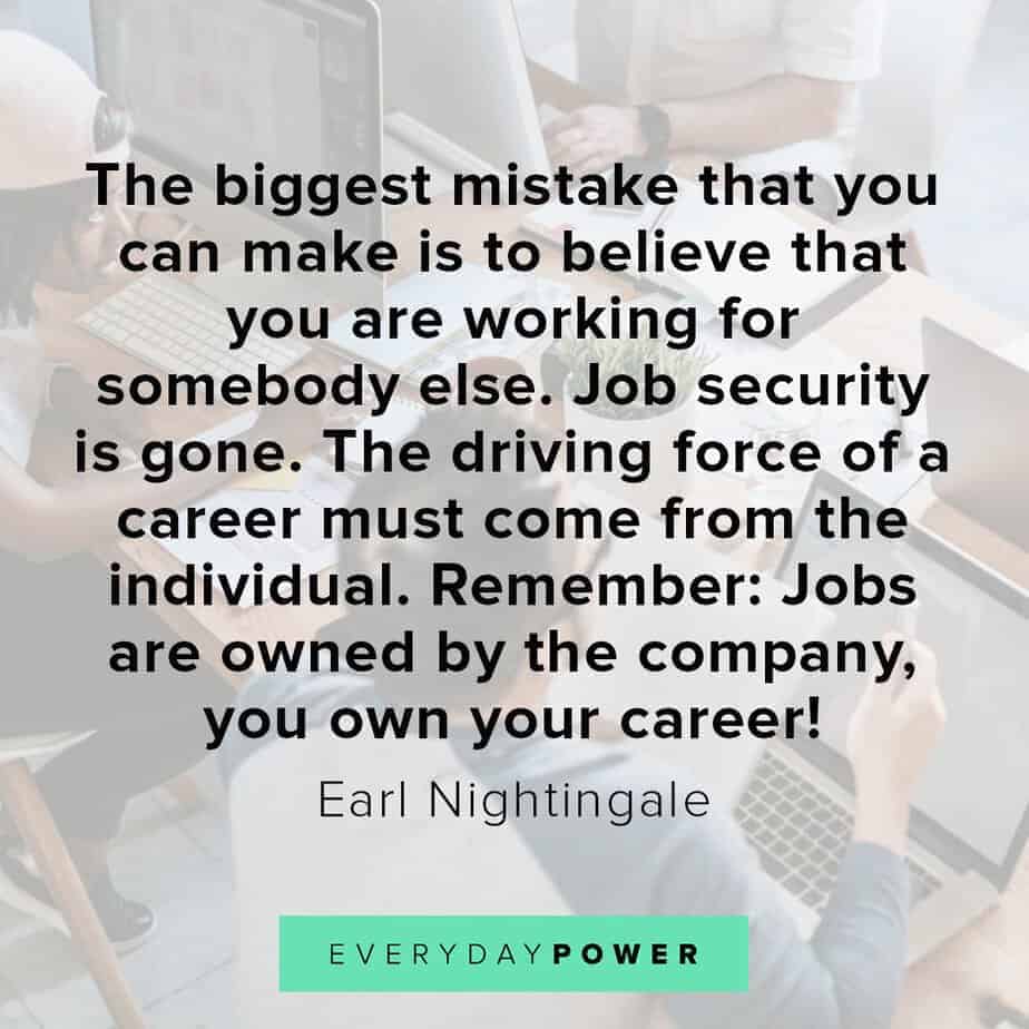 Earl Nightingale Quotes on mistakes