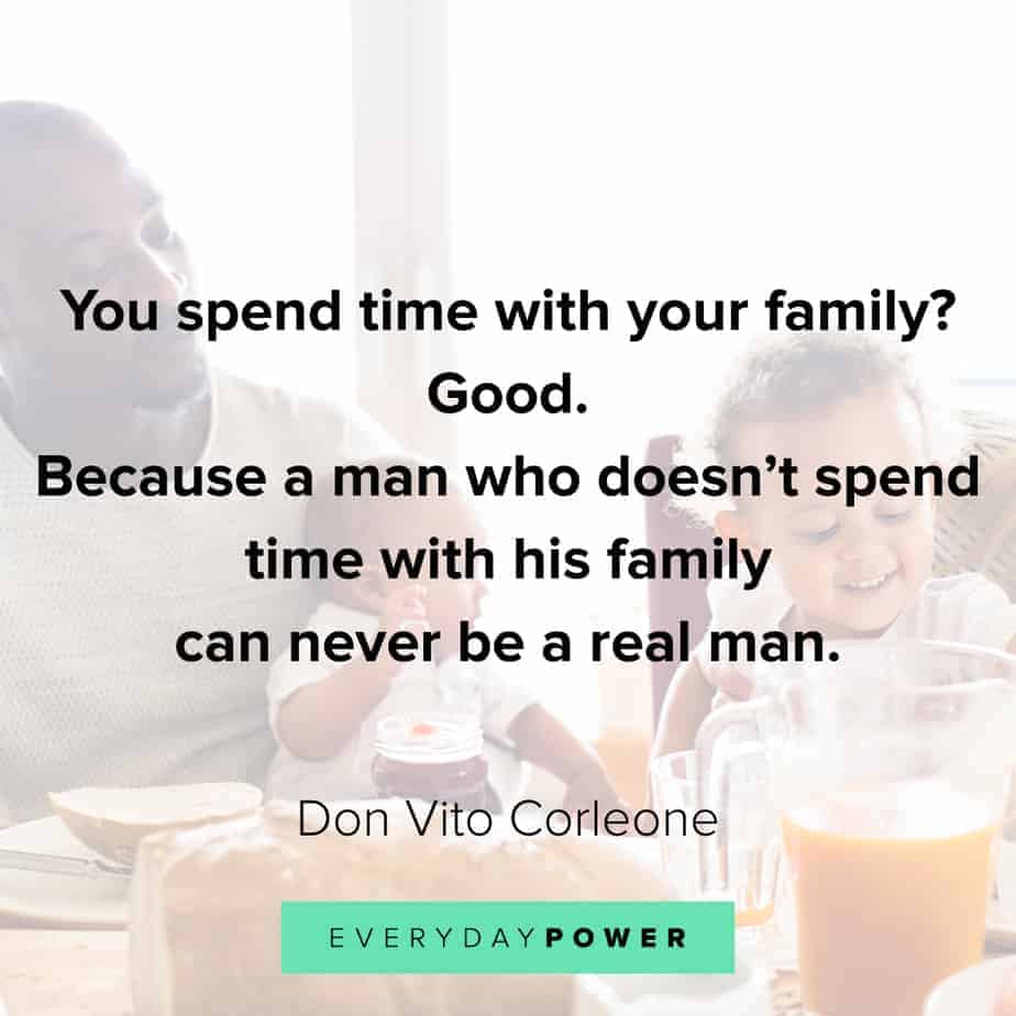Good Man Quotes about family