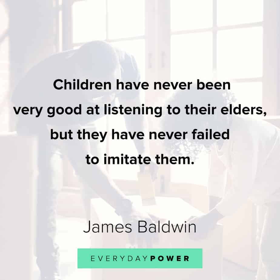 James Baldwin quotes on children