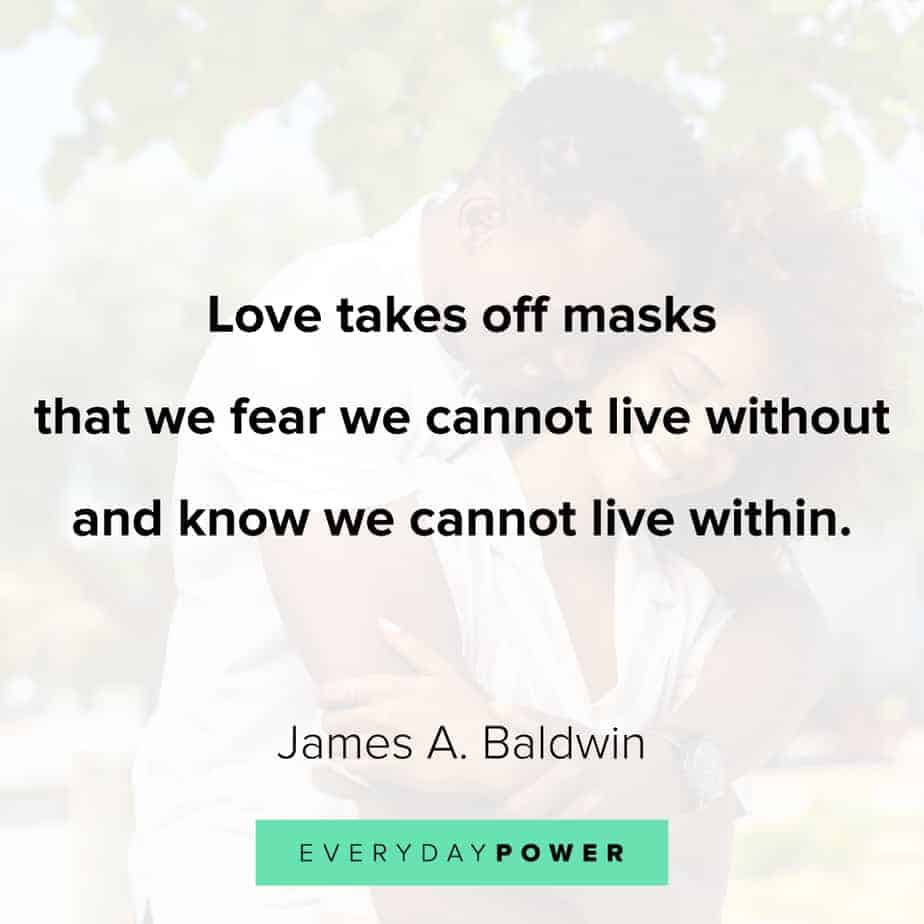 James Baldwin quotes on fear