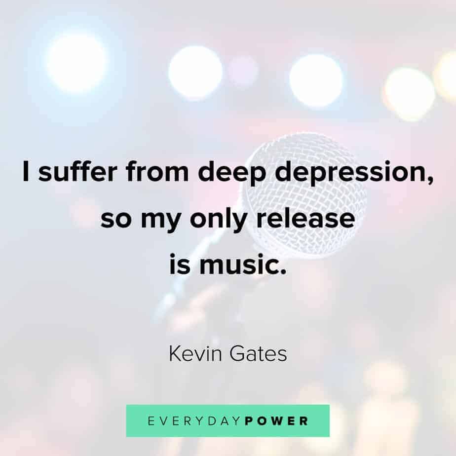 Kevin Gates Quotes about depression