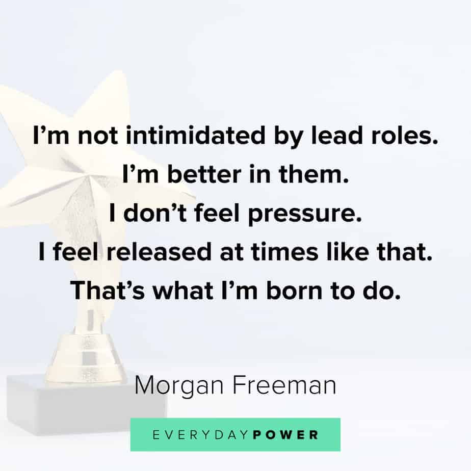 Morgan Freeman Quote: “I'm a firm believer that things happen as they  should. The universe unfolds just as it's supposed to.”