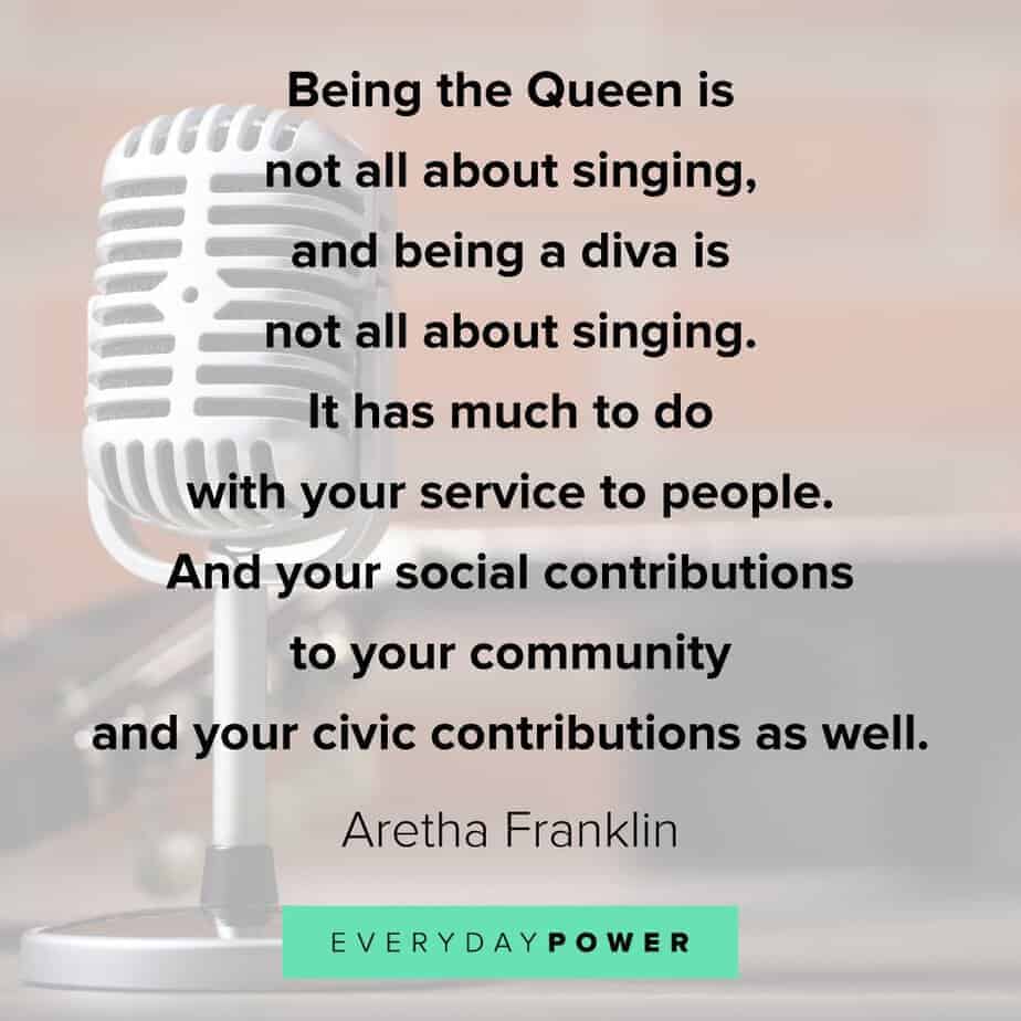 Queen Quotes about service