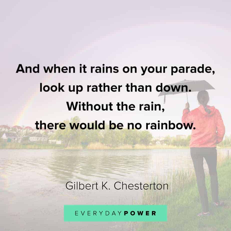 Rainbow quotes on looking up