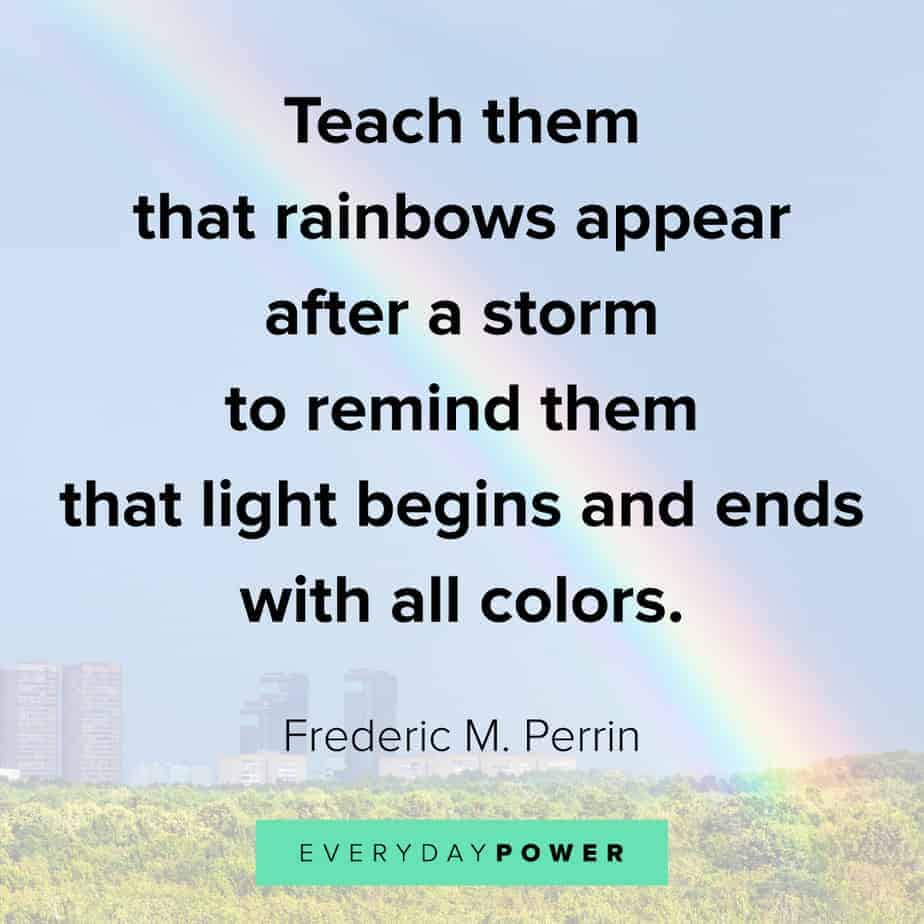Rainbow quotes to inspire and teach