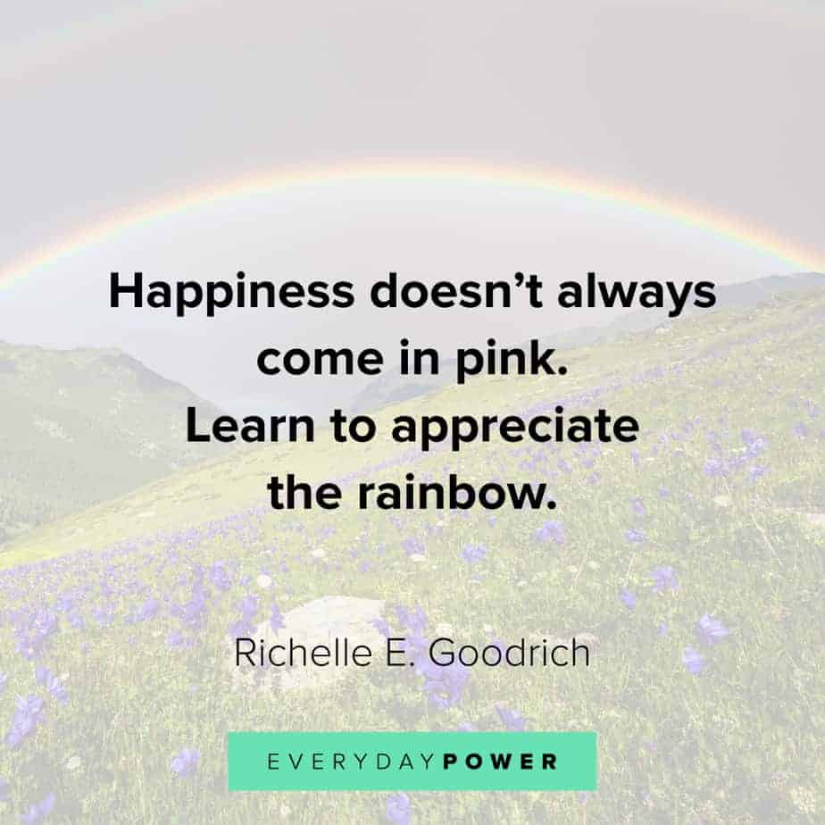 Rainbow quotes about appreciation