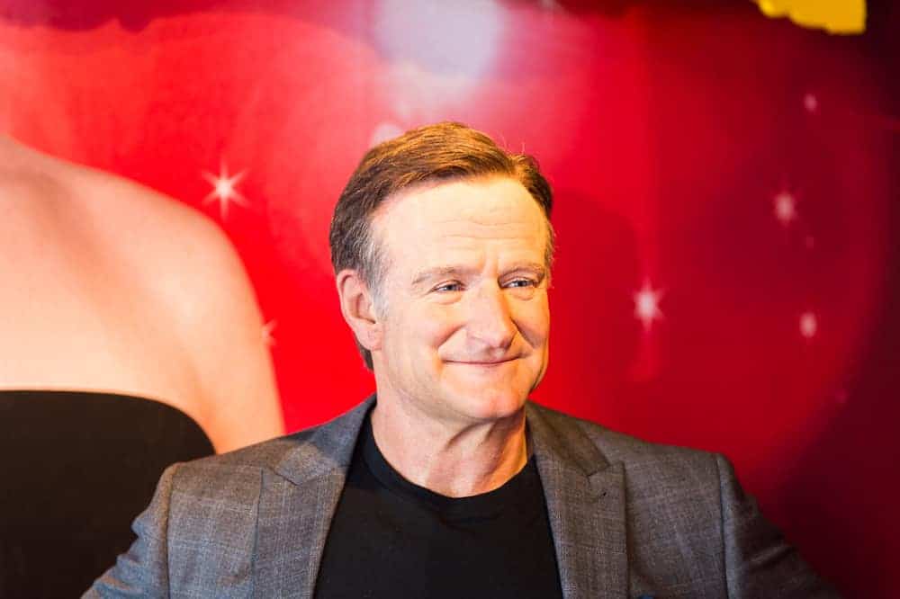 robin williams laughing