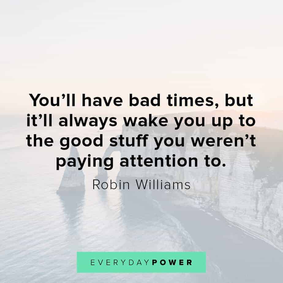 Robin Williams quotes on paying attention