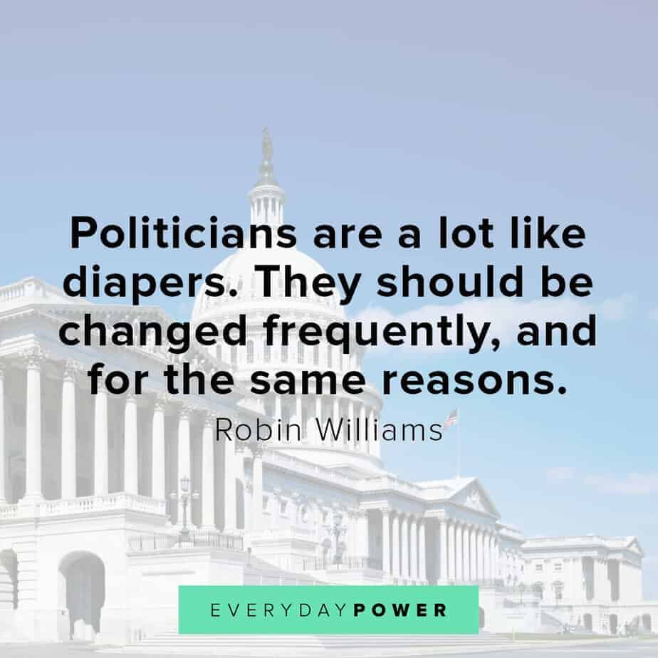 Robin Williams quotes on politicians