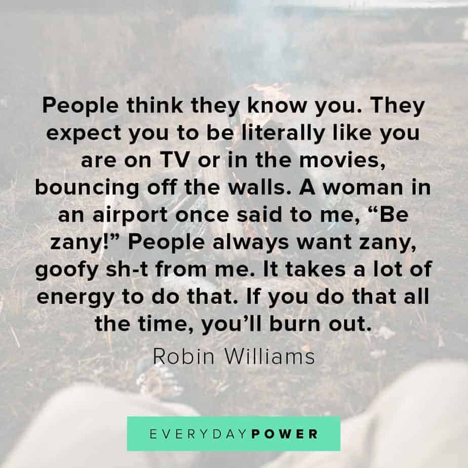 Robin Williams quotes on people