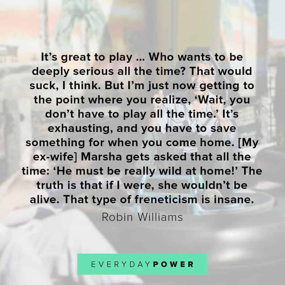 robin williams quotes about life
