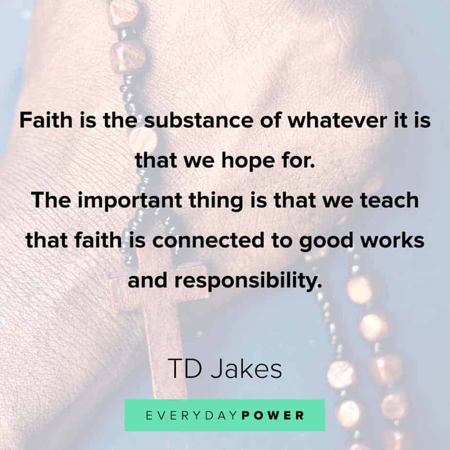 TD Jakes Quotes about faith