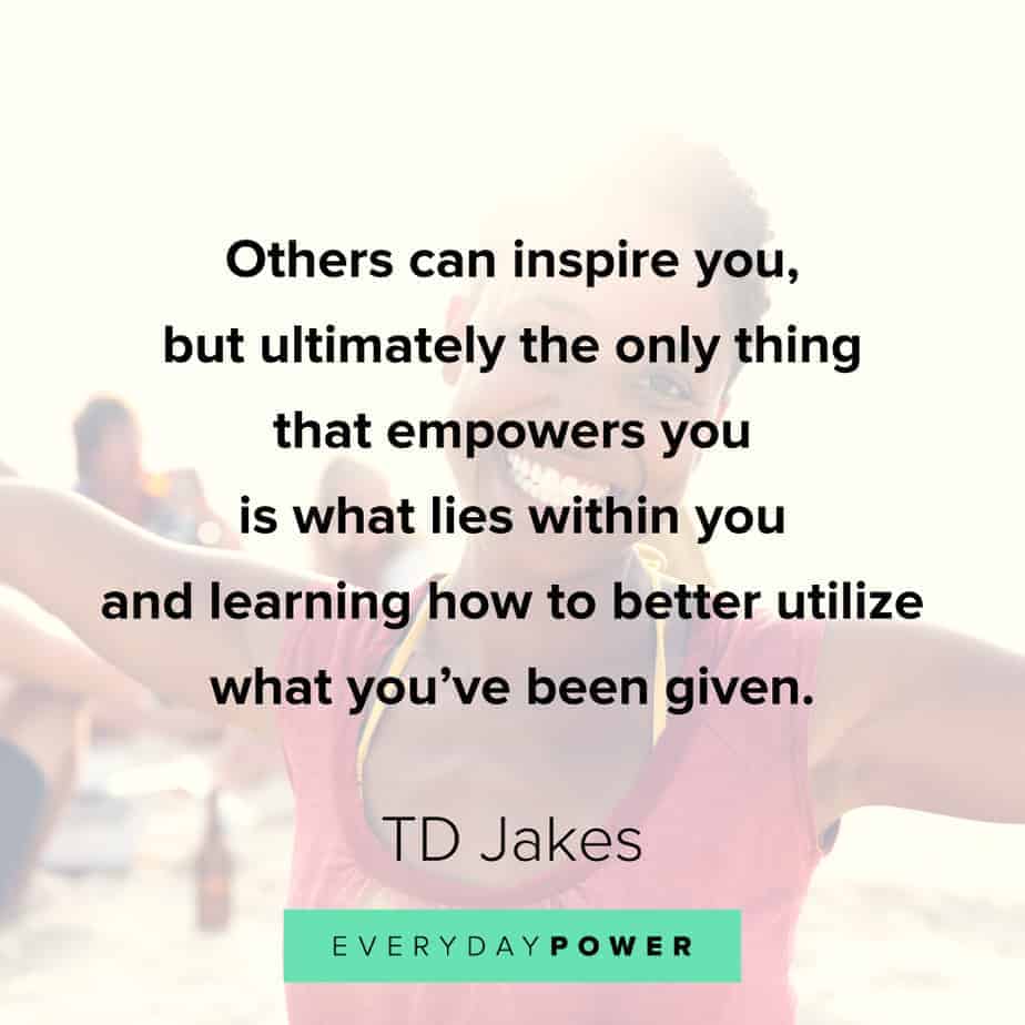 TD Jakes Quotes about learning