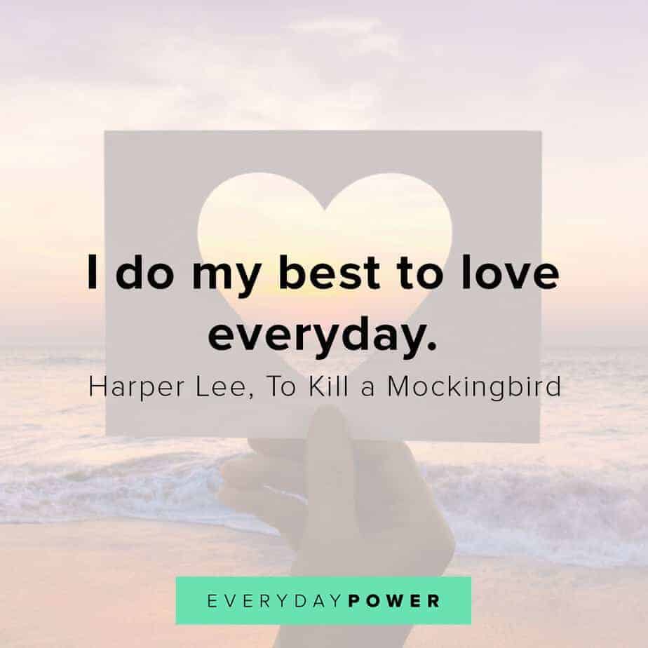  To Kill a Mockingbird Quotes about love