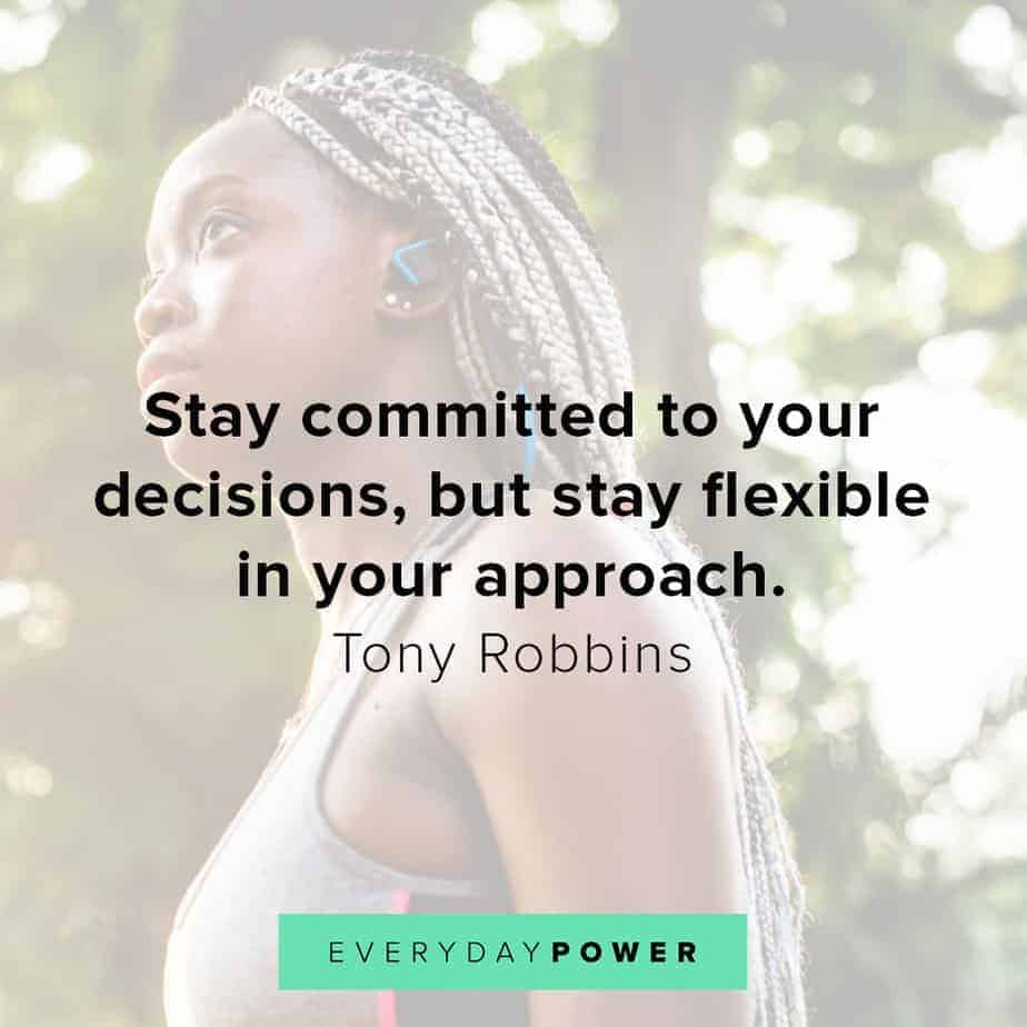 Tony Robbins quotes about decisions