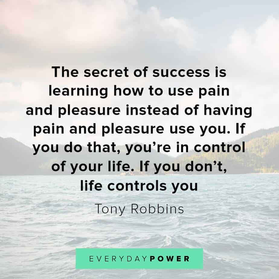 Tony Robbins quotes on success