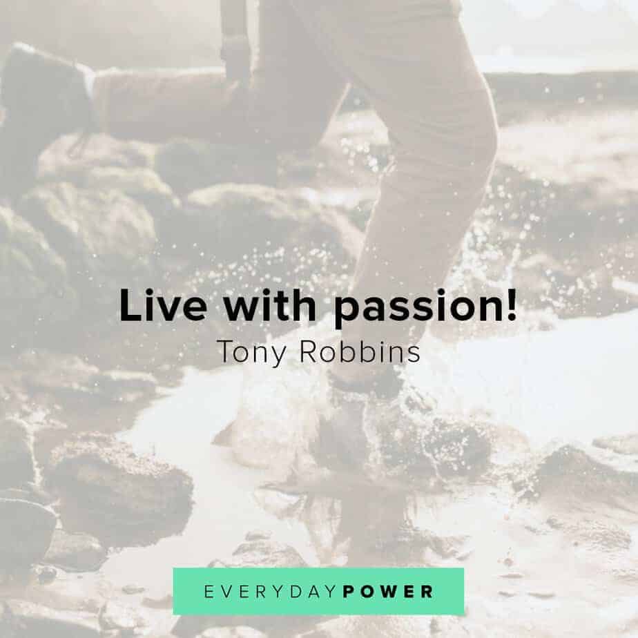 Tony Robbins quotes on passion