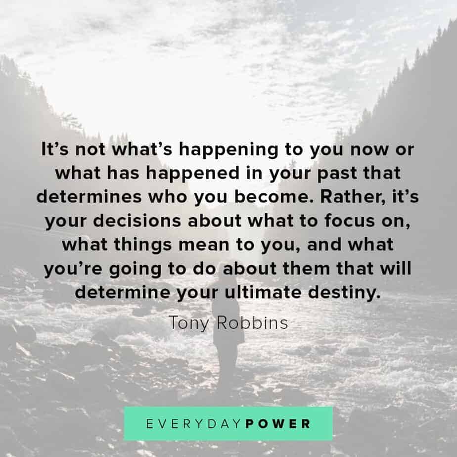 Tony Robbins quotes on focus