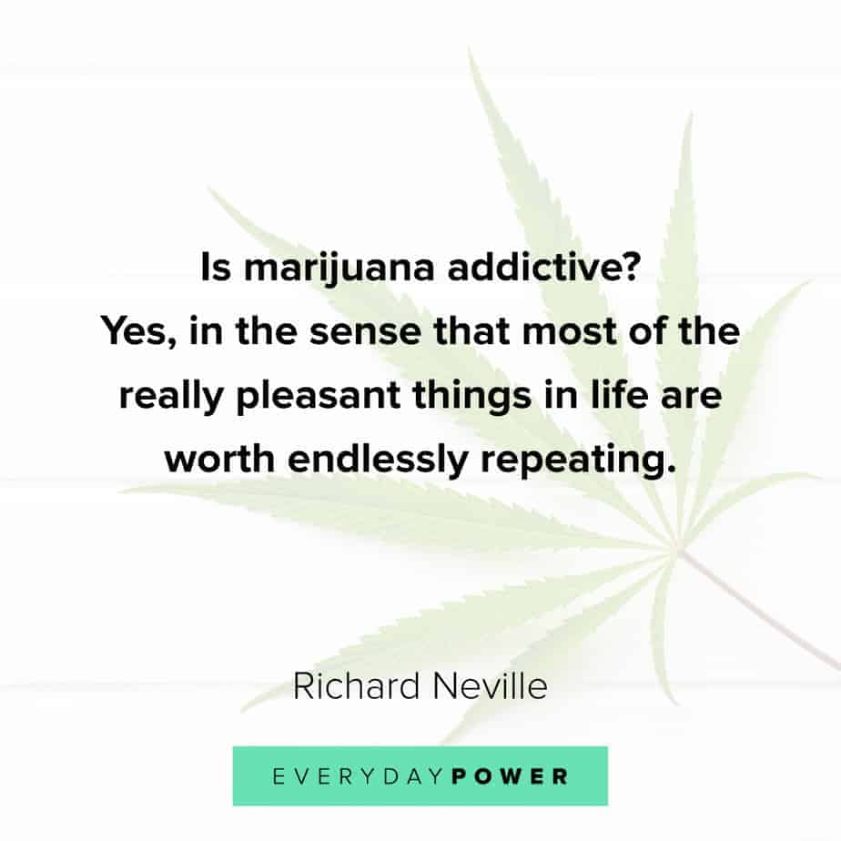 Weed Quotes about addiction