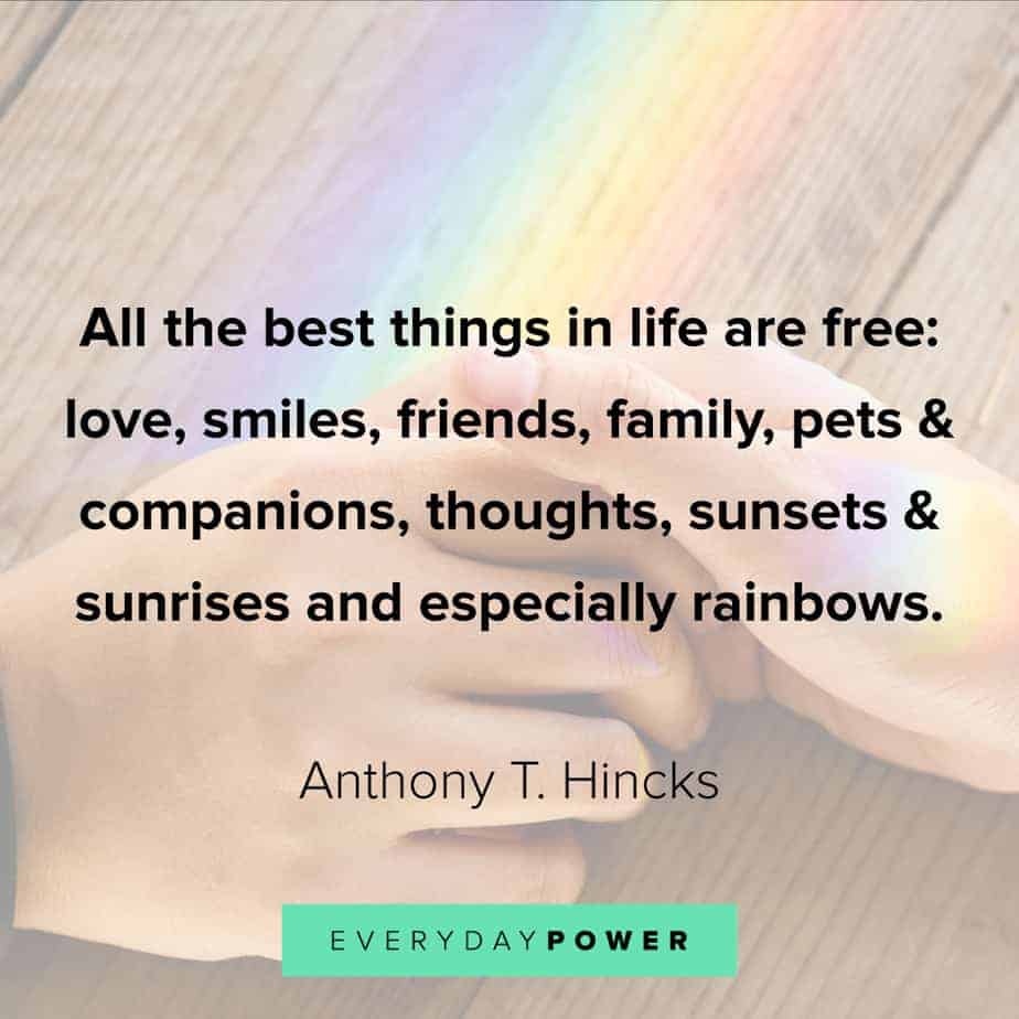 Rainbow quotes about sunrise