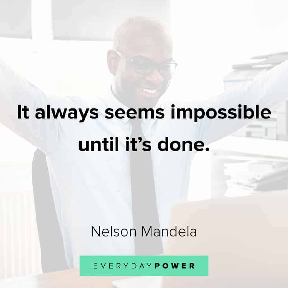 never give up quotes on getting it done