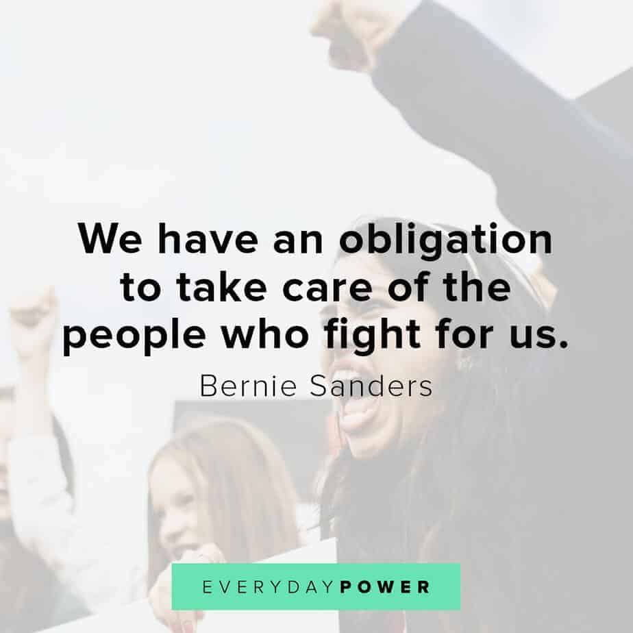 Bernie Sanders quotes on our obligations