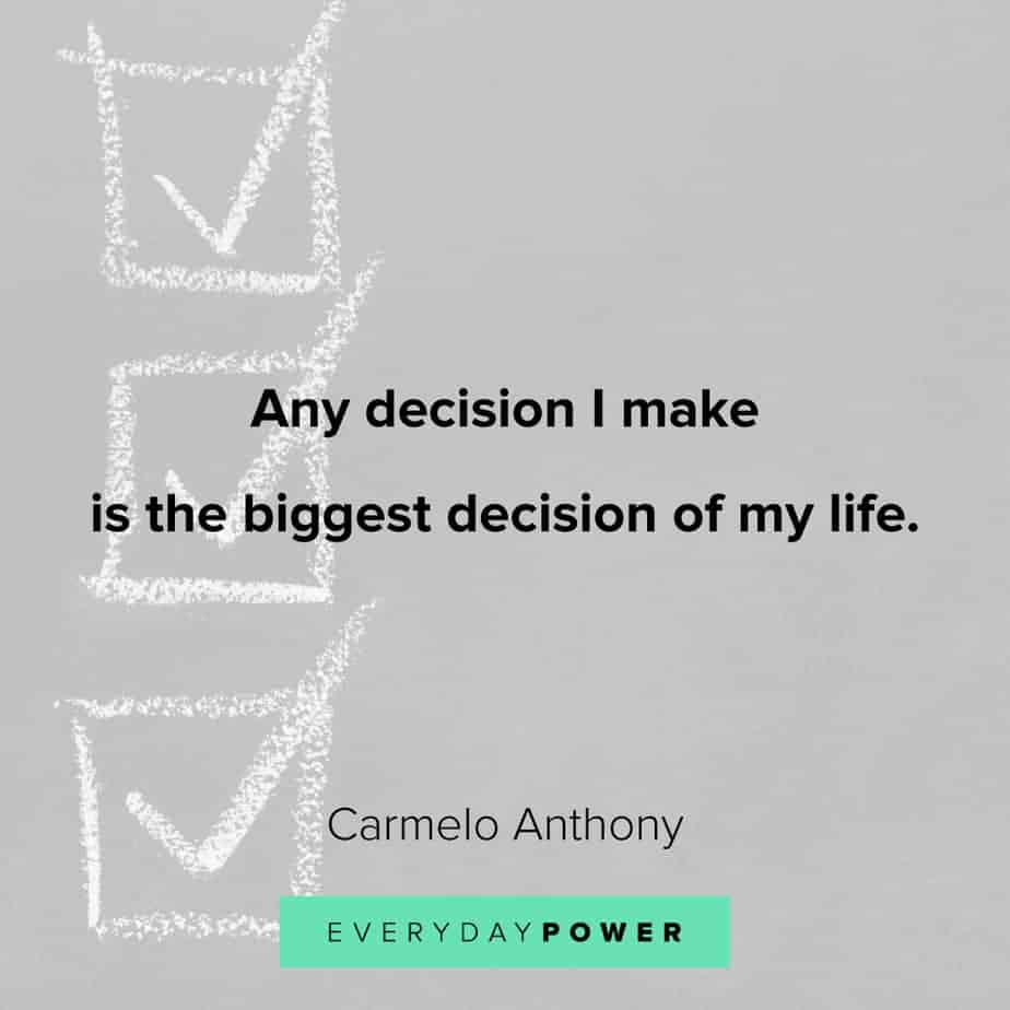 quotes about choices and decision making