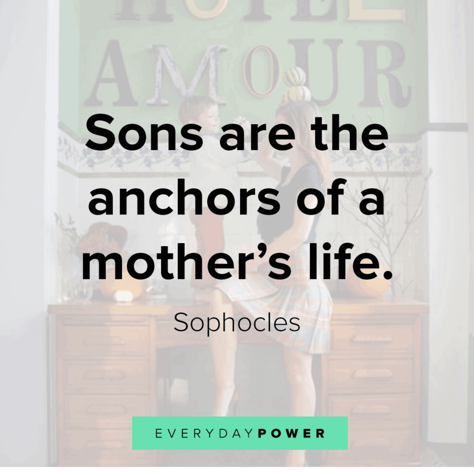 single mother and son quotes