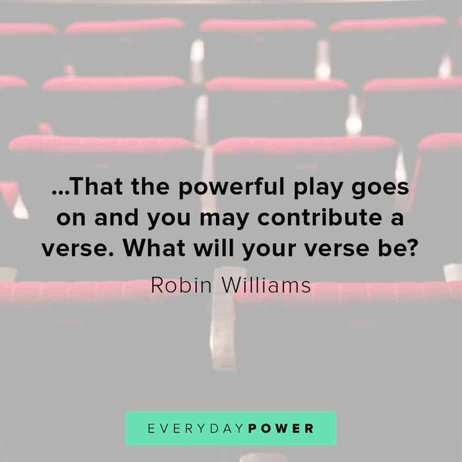Robin Williams quotes on contribution