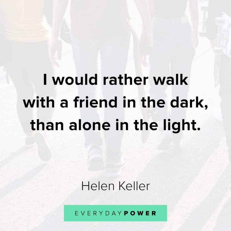 walking with friends quotes