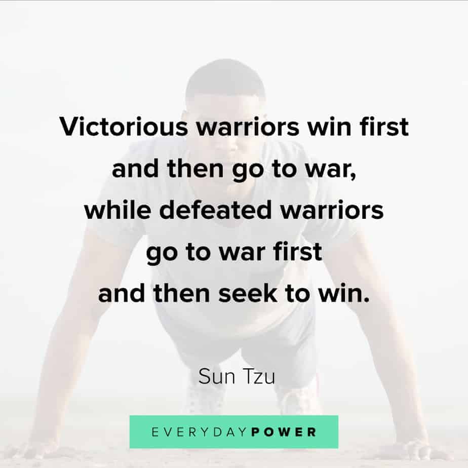 warrior quotes about winning