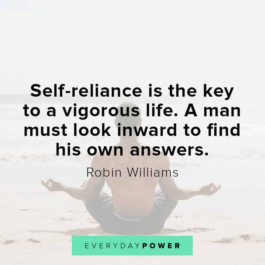 Robin Williams quotes on self reliance