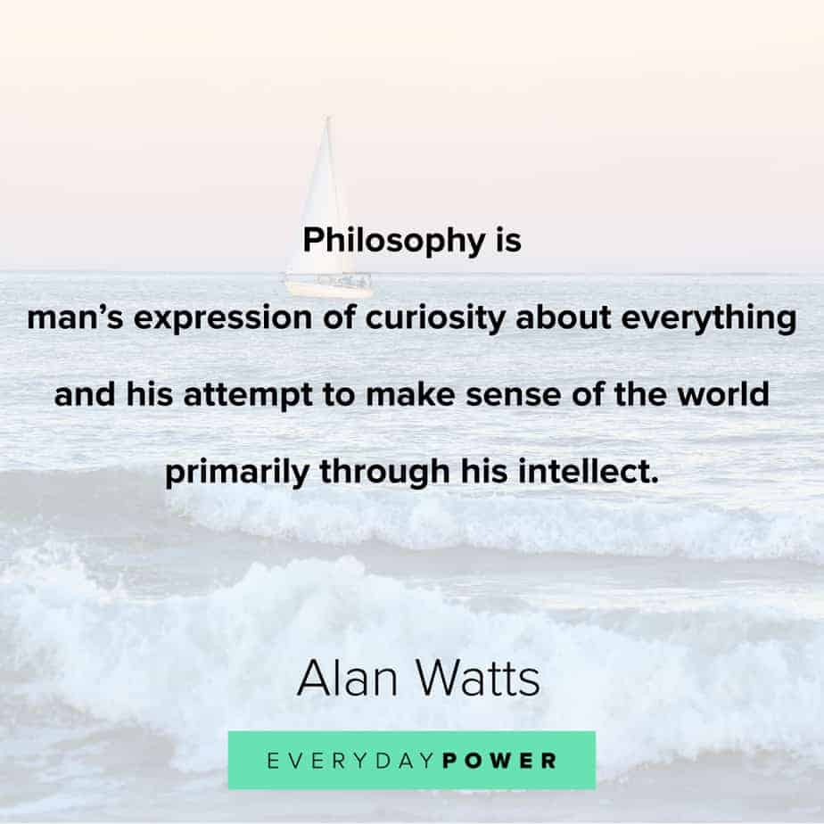 Alan Watts Quotes on intellect