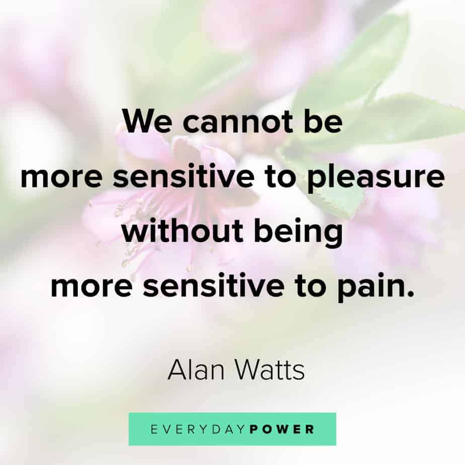Alan Watts Quotes on pleasure