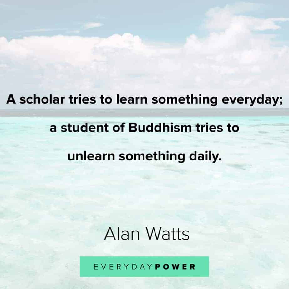 Alan Watts Quotes on buddhism