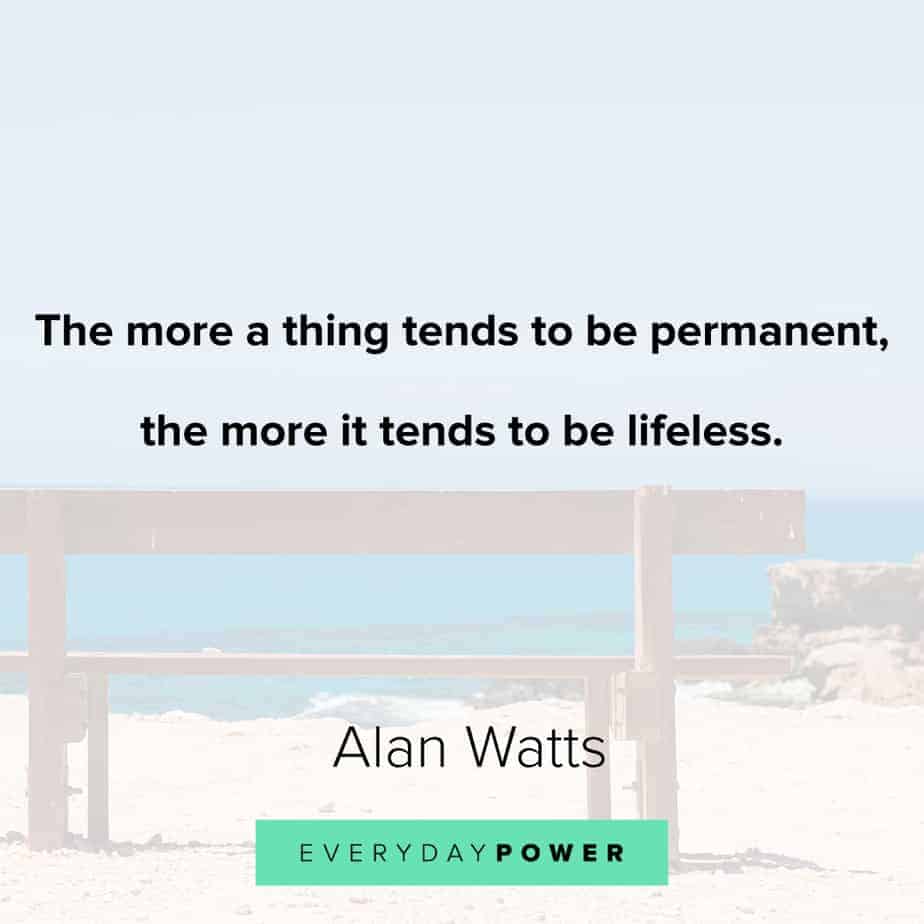 Alan Watts Quotes on the world