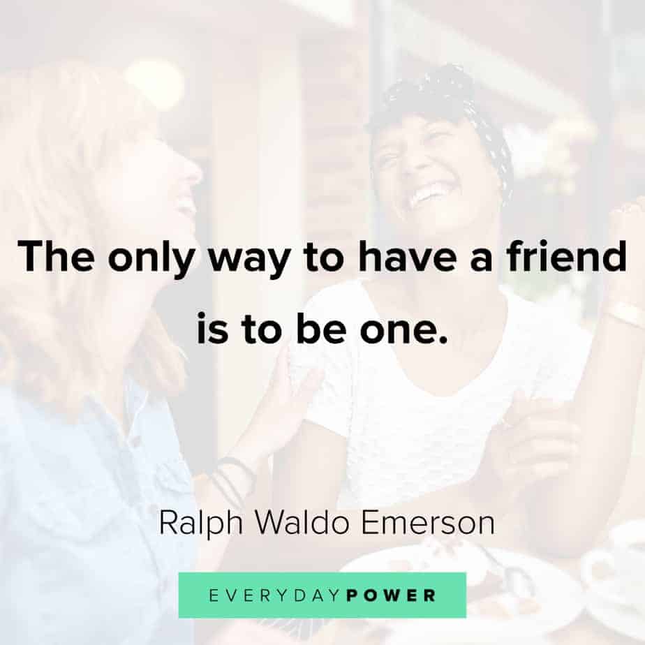 Ralph Waldo Emerson quotes on friendship