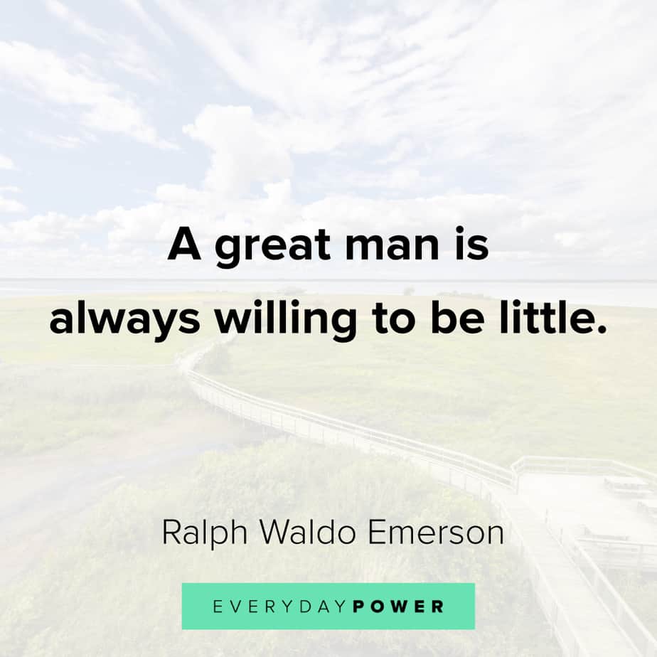 Ralph Waldo Emerson quotes on great men