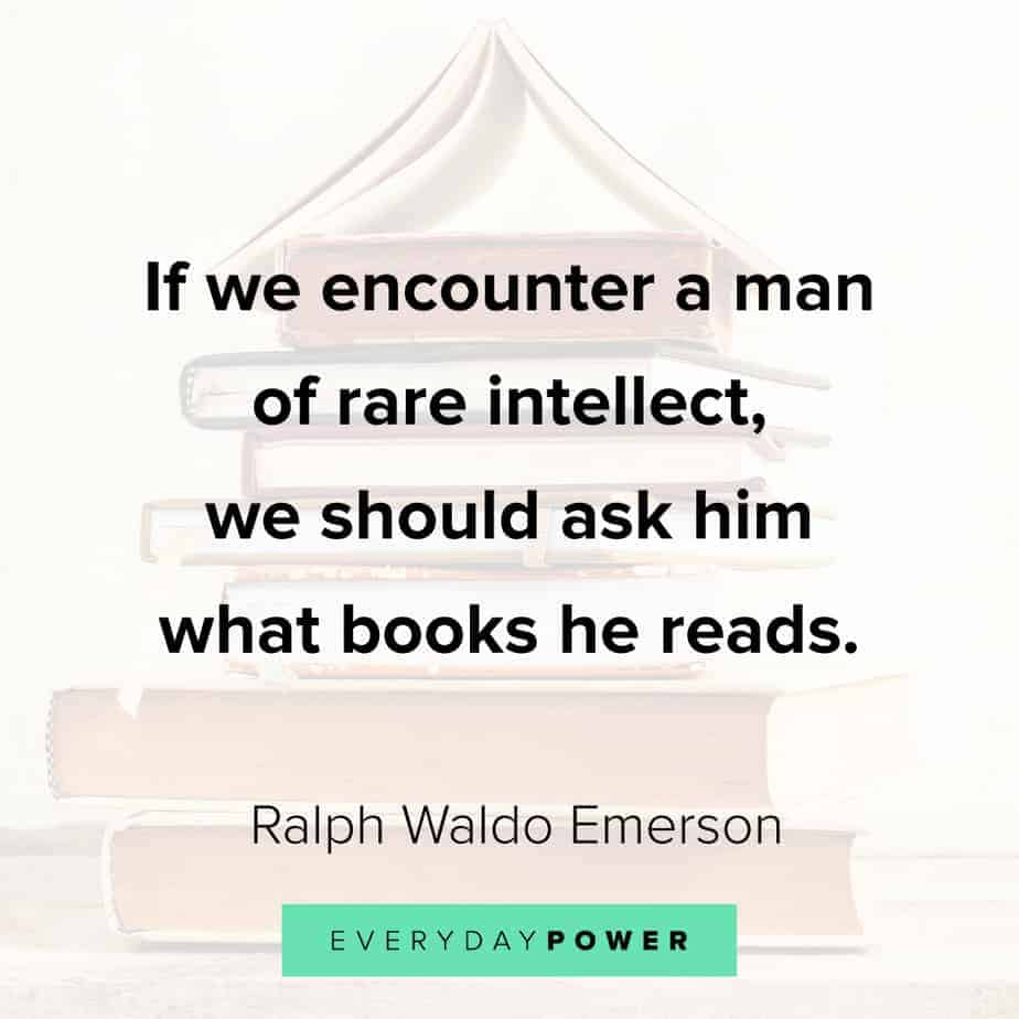 Ralph Waldo Emerson quotes on reading