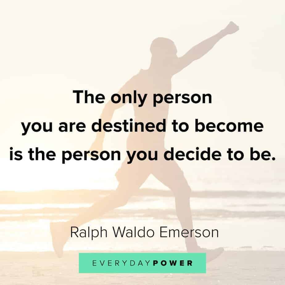 Ralph Waldo Emerson quotes on destiny