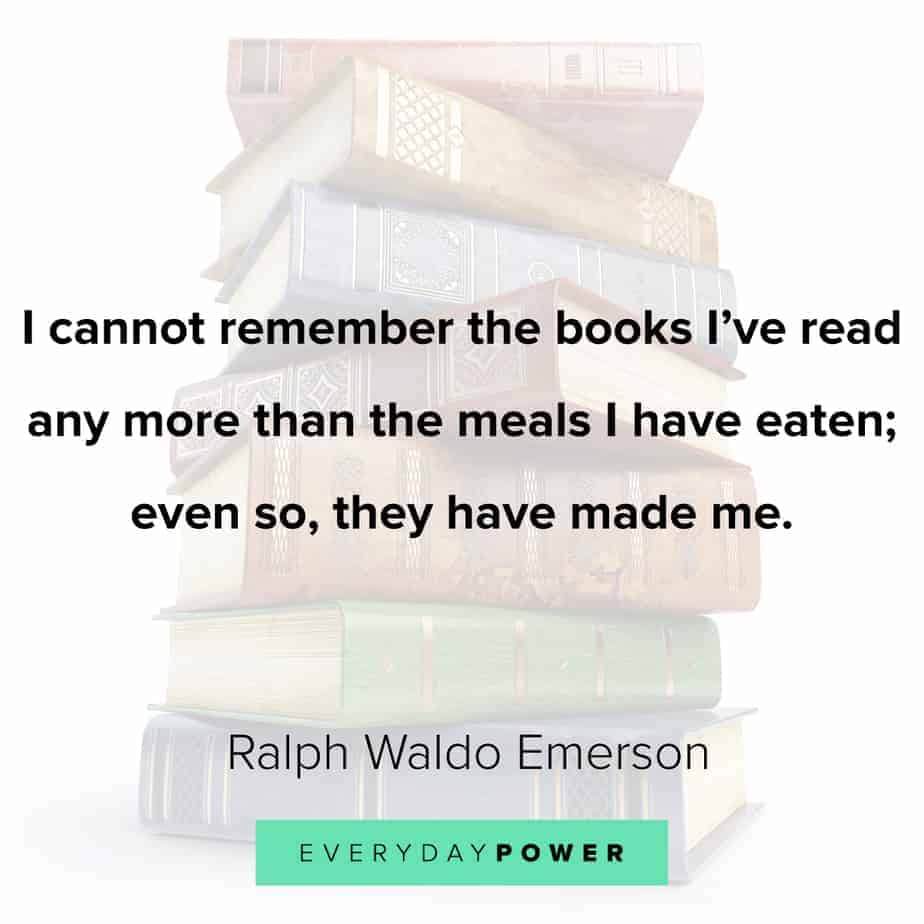 Ralph Waldo Emerson quotes on reading