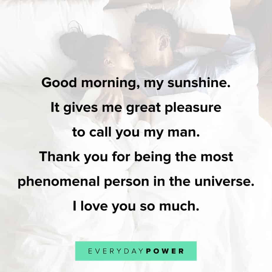 247 Good Morning Quotes For Him Celebrating Love 22