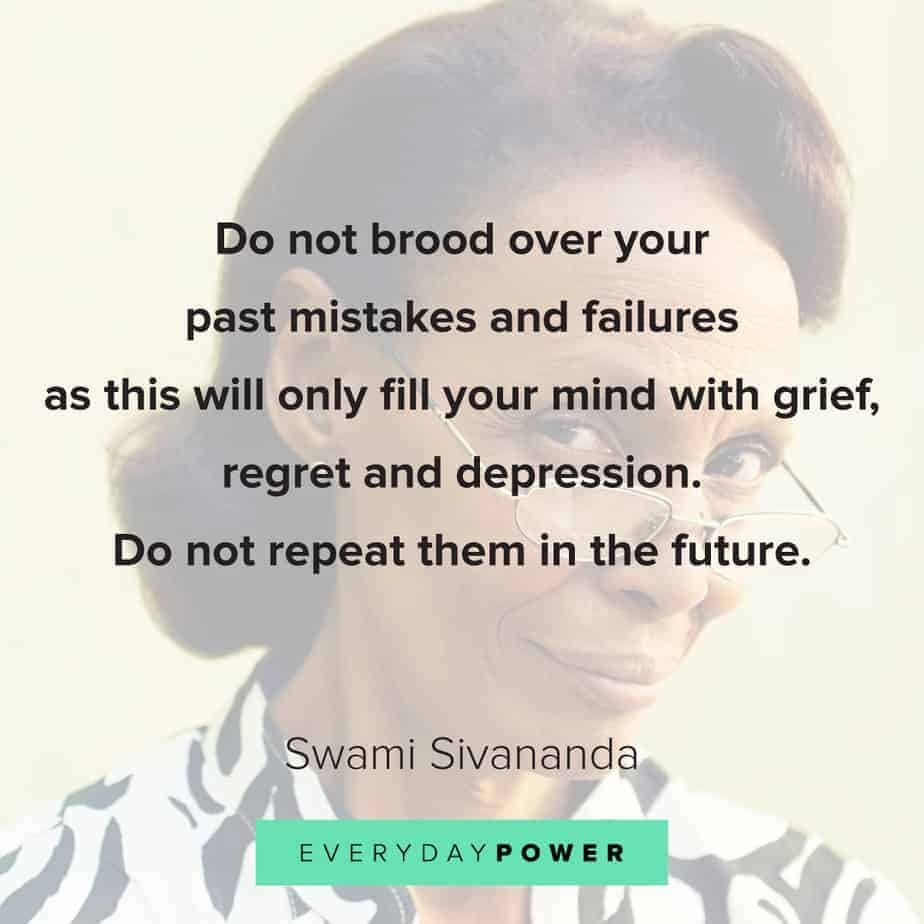 Free Swami Sivananda - Do not brood over your past mistakes and