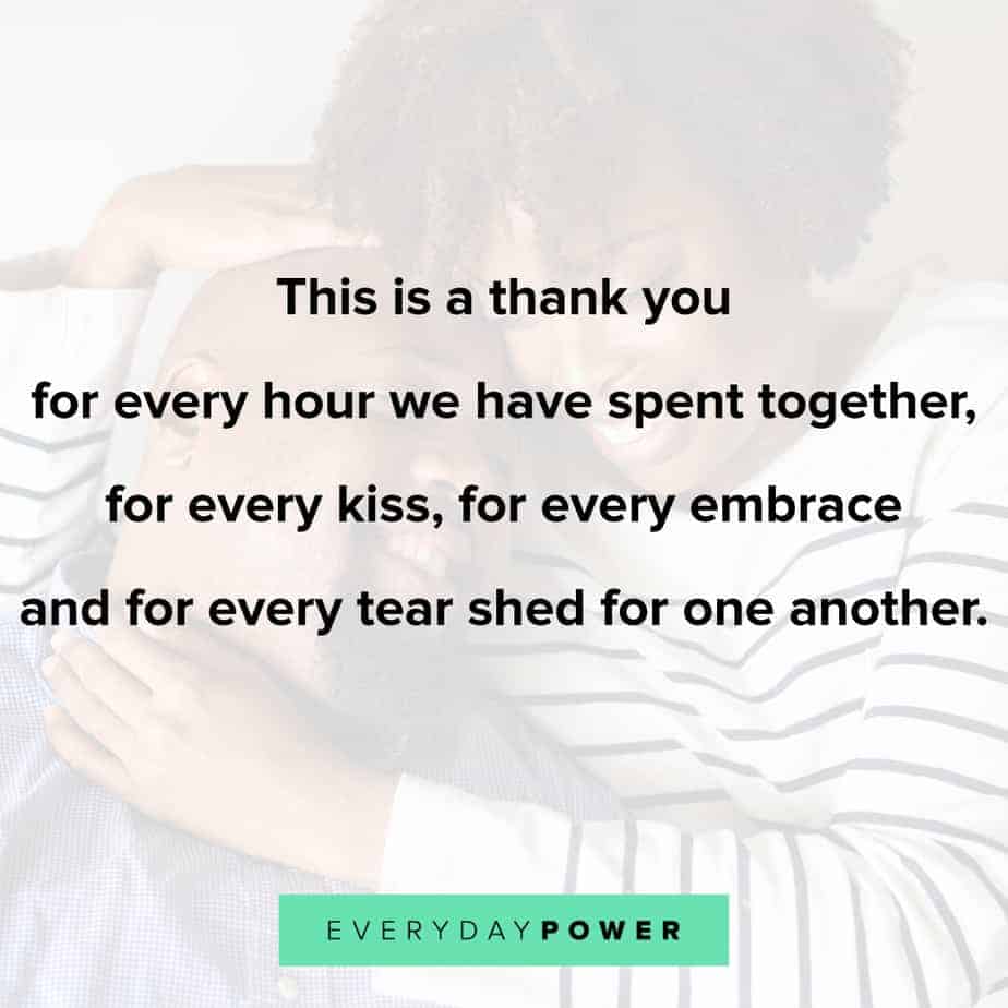 Love quotes for him thanking your man